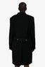 Dolce & Gabbana Black Wool Long Jacket Size 52