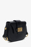 Christian Dior 2017 Black Leather D-Fence Small Saddle Crossbody Bag