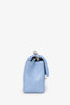 Pre-Loved Chanel™ 2020 Sky Blue Leather Quilted Mini Rectangle Flap Bag