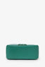Pre-Loved Chanel™ 2016-17 Green Leather Small Coco Curve Vanity Case