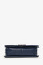 Pre-Loved Chanel™ 2017-18 Navy Caviar Chevron Medium Boy Bag