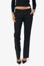 Fendi Black Straight Leg Trousers Size 40
