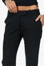 Fendi Black Straight Leg Trousers Size 40