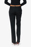 Fendi Black Straight Leg Trousers Size 40