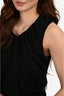 Nina Ricci Black Silk Blend Knit Tulle Top Size S