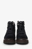 Brunello Cucinelli Black Suede Chunky Winter Boots Size 40