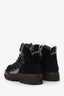 Brunello Cucinelli Black Suede Chunky Winter Boots Size 40