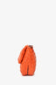 Bottega Veneta Orange Intrecciato Leather Shoulder Bag