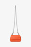 Bottega Veneta Orange Intrecciato Leather Shoulder Bag