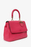 Christian Dior 2014 Pink Leather 'Be Dior' Top Handle With Strap