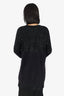 The Row Black Angora Blend Cardigan Size S