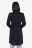 Dolce & Gabbana Black Wool Single Breasted Coat Estimated Size 38