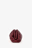 Bottega Veneta Burgundy leather Mini Pouch Crossbody