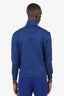 Prada Blue Turtle Neck Logo Sweater Size M Mens