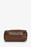 Prada Vintage Brown Leather/Green Nylon Mini Chain Crossbody