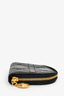 Christian Dior Vintage Black Cannage Coin Pouch