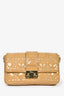 Christian Dior 2013 Beige Patent Leather Cannage 'Miss Dior' Wallet on Chain