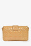 Christian Dior 2013 Beige Patent Leather Cannage 'Miss Dior' Wallet on Chain