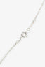Tiffany & Co. Sterling Silver Single Green Diamonds by the Yard Necklace