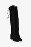 Stuart Weitzman Black Suede 'Highland' Boot Size 6