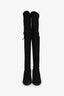 Stuart Weitzman Black Suede 'Highland' Boot Size 6