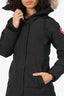 Canada Goose Black Fur Hood Shelburne Parka Size S