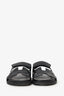 Hermès Black Leather Chypre Sandals Size 38