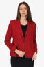 Rag & Bone Red Blazer Size 4