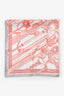 Hermès White/Multi Silk Pattern Scarf 70
