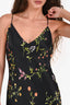 L'Agence Black Floral Slip Dress Size 6