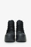 Bottega Veneta Black Rubber Puddle Lace Up Ankle Boot Size 41 Mens