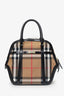 Burberry Nova Check/Leather Top Handle Bag
