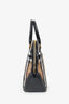 Burberry Nova Check/Leather Top Handle Bag