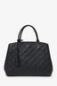 Louis Vuitton 2015 Black Empreinte Leather Montaigne Top Handle With Strap