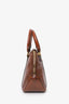 Burberry Brown Leather Top Handle With Strap