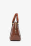 Burberry Brown Leather Top Handle With Strap