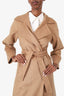 Max Mara Camel Fur Belted Coat Size 0