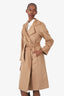 Max Mara Camel Fur Belted Coat Size 0
