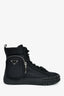 Prada Black Re-Nylon High-Top Sneakers with Pouch Size 7