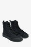 Prada Black Re-Nylon High-Top Sneakers with Pouch Size 7