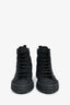 Prada Black Re-Nylon High-Top Sneakers with Pouch Size 7