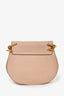 Chloe Pink Grained Leather 'Drew' Crossbody Bag
