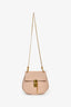 Chloe Pink Grained Leather 'Drew' Crossbody Bag