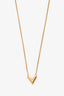 Louis Vuitton Gold Tone V Necklace