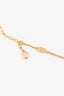 Louis Vuitton Gold Tone V Necklace