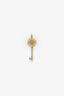Tiffany & Co. 18K Yellow Gold White Enamel Knot Key Pendant