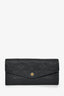 Louis Vuitton 2019 Black Empreinte 'Sarah' Wallet with Extra Insert (As Is)
