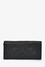 Louis Vuitton 2019 Black Empreinte 'Sarah' Wallet with Extra Insert (As Is)