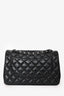 Pre-Loved Chanel™ 2012 Black Lambskin Jumbo Double Flap