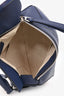 Loewe Navy Leather Small Puzzle Bag